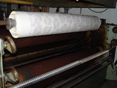 Lemaire Transfer Printing Machine, 1987, 1800mm Width, 800mm Drum Diameter