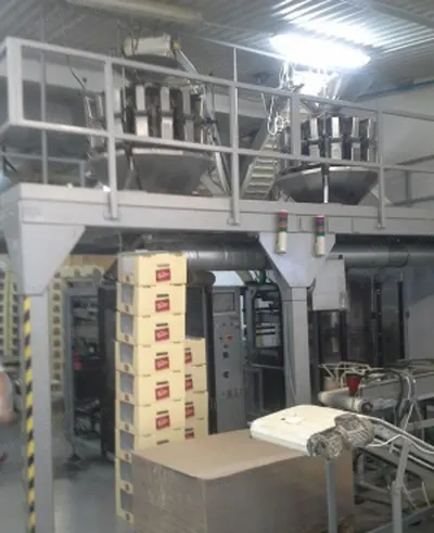 Appec Astro, BSV 04 CO, Vertical Bagging Line, Multihead Weigher EKVM 16/2S, 160 bags/min