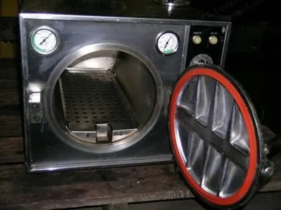 Pelton & Crane, A-4-2504-ATS, Lab Autoclave, 9" Diameter x 17" Depth, 115V