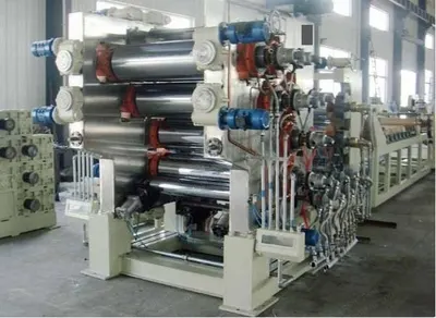 NovaStar, SF125, 5-Roller Rigid PVC Calender, 320x2200mm Roller Size, 0.2-2mm Sheet Thickness, Max. 2000mm Sheet Width