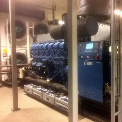 Mitsubishi/SDMO, T2100, 15 MW Power Plant, 9x 2000 kVA Diesel Generators, 50 Hz