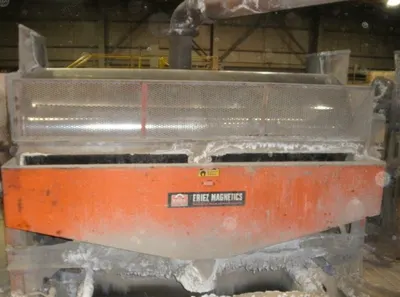 Eriez, Magnetic Drum Separator, 36x96 inch, Stainless Steel, 2000 Gauss