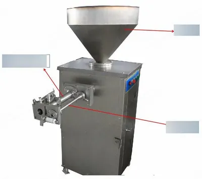 NovaStar, ML121, Pneumatic Sausage Filling Machine, 30L Hopper, 30 to 1000g Capacity, 60 Kinks/min