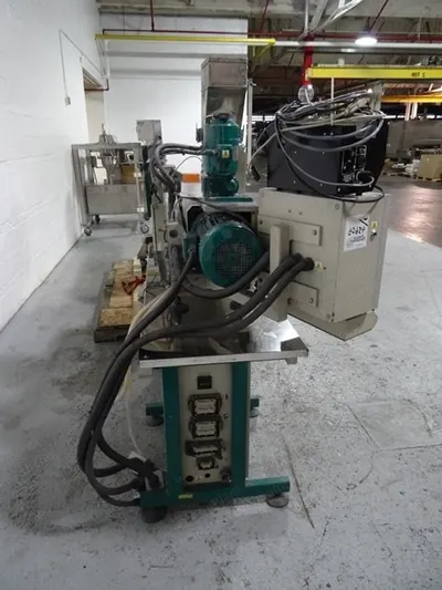 Prism, TSE 24TC, 1996, 24mm Twin Screw Extruder, 40:1 L/D, Varicut 24 Pelletizer