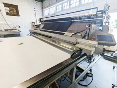 Gerber, XLS125, 2015, 90" Spreading Width, 96" Wide x 40' Long Air Flotation Table