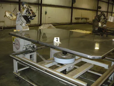 Atlanta Attachment, 300 U x 5, Tape Edge Machine, 60x80 inch Table, 19.5 inch Height