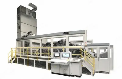 Spinnbau, Double Doffer Carding Machine, 1988, Width 2500mm, Max Speed 80 m/min