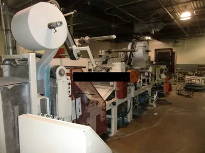 Joa Underpad Line, 1978, 100 Pads per Minute, 17 to 24" Wide x 24 to 36" Long