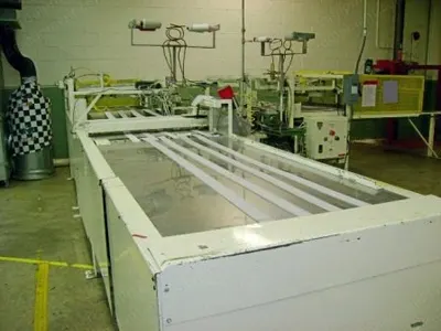 NovaStar, PW114, Semi-Automatic Pillowcase Sewing System, 2 Sewing Stations, Overlock Machine, with Turner and Folder