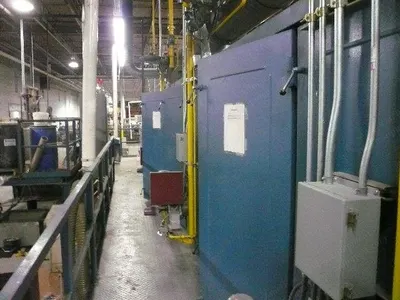 Sistig, Backcoating and Shearing Line, 4500mm Working Width, Gas Oven, 2 Shearing Heads