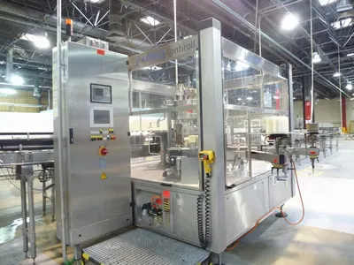 Krones, Contiroll, 2000, PET Bottle Labeler, 24000 BPH, Hot Glue, Siemens S7 PLC