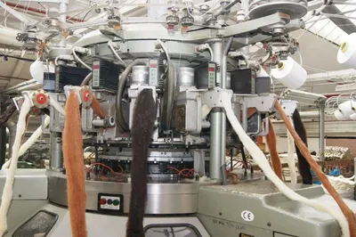 Terrot, MKP-2, Fake Fur Knitting Machine, Width 1550mm, Gauge E-10, Cylinder Diameter 24"