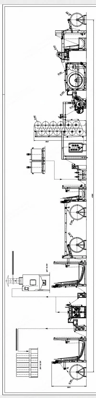 Cibitex, Bluetex, 2016, Denim Finishing Line, Working Width 2000mm, Roller Width 2200mm