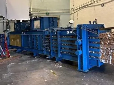 IPS, AT864-30, 2009, 30 HP Motor, 8" Cylinder, 41" x 60" Feed Opening, Auto Tie Baler