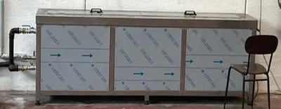 Moroni Ultrasuoni, Sonox 90 SP, 2020, 2200x200x200mm Internal, 33 kHz Multifrequency, AISI 316L Stainless Steel