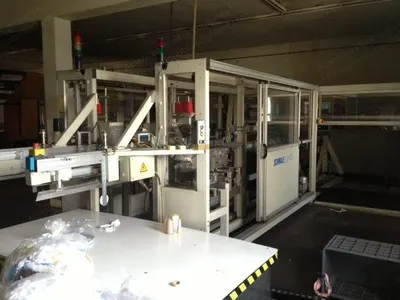 Carl Schmale, Durate Model 600, 2000, Automatic Cutting and Sewing Machine, 1050mm Working Width, Pegasus E32 Crosswise Sewing