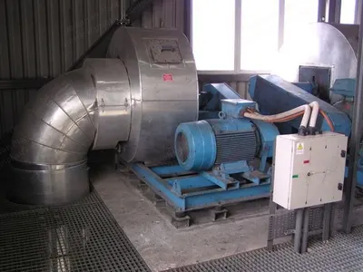 Buhler, Solid State Polycondensation Lines, 1995, 45 to 76.8 T/D Capacity, PET Bottle Grade Resin