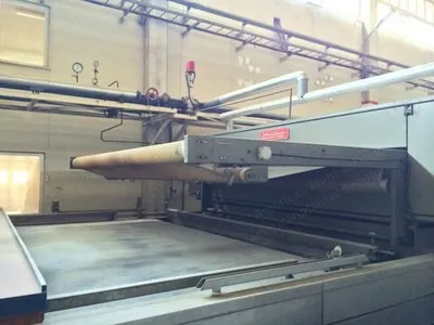 Zimmer, Flat Bed Printing Machine, 1983, 3200mm, 16 Colors, 3 Chamber Dryer