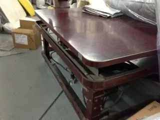 Porter, Tape Edge Machine, 1991, Singer 300W Head, 13 inch Mattress Height, Metal Table