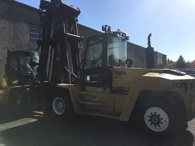 Yale, GDP360, 2014, 36,000 lbs Capacity, 192-244 Standard Mast, Sideshift, Fork Positioner
