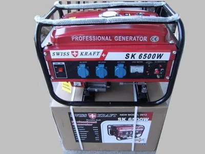 Kraft, Generator, 6500W, 220V