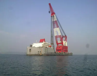 Floating Crane, 2011, 3500 Ton Stern Fixed, 2800 Ton 360 Degree Revolving, 148.40x44.60x12.00m