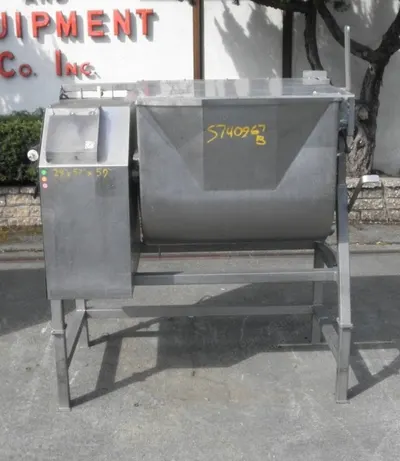 Daniels Food Equipment, DMX 500, 15 CF Capacity, Stainless Steel Paddle Mixer, 5 HP, Tilt