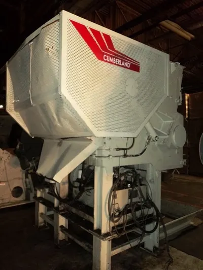 Cumberland, ESS1200, 2011, Single Shaft Shredder, 75 HP Motor, 45x16 inch Rotor