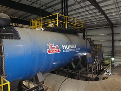 Hurst, 1500 HP, 2008, 100,000+ PPH, 150 MAWP, Biomass Steam Boiler Plant