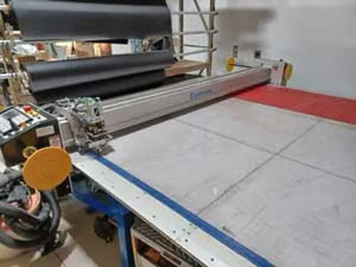 Eastman, M-9000, 2010, CNC Cutting Machine, 96" Width x 24' Long Cutting Area, Single Ply