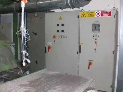 Dell'Orco & Villani Tearing Line, 1000mm, 5 Drums, with Puggelli Rotary Cutter and Baling Presses