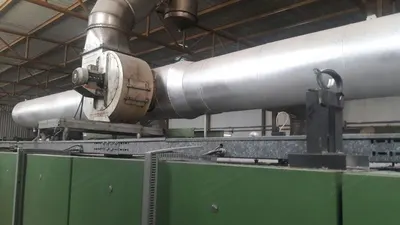 Babcock, 3600mm, 1995, 5 Chambers, Gas Heated, Pin Chain, with Mahlo and Padder
