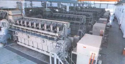 Stork Wartsila, 9TM620, 115 MW HFO Diesel Engine Generating Station, 9x 12750kW Engines, 9x 15537kVA Generators, 50Hz, 11kV