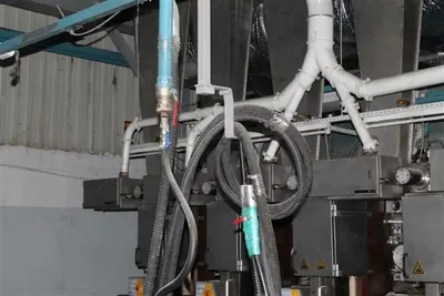 Neumag BCF Fiber Extrusion Line, 1996, 180 Ton/Month, 3 Colors