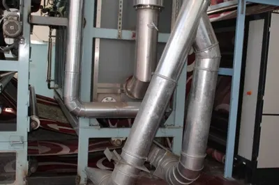 Sellers, Back Coating Line for Woven Carpets, 2004, 4500mm, with Mahlo Weft Straightener & M-Tec Shearing Machine