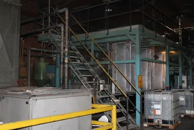 Barmag, BCF Extrusion Line, 1994, 240 Ton, Tricolor, 4-Color Datex 1200 to 3600