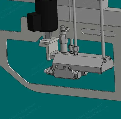 Glue Machinery, Low Profile "S" Hot Melt Gun, 2 and 4 Module Applicator