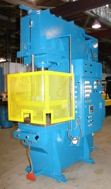 Wabash, C50-2424-2TMACX, 50 Ton, 610x610mm Platens, Down-Acting C-Frame Hydraulic Press