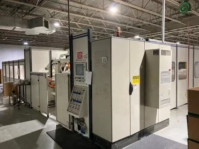 United Converting, S60-2, 2006, 106" Web Width, 2000 FPM, Steel to Rubber Embossing