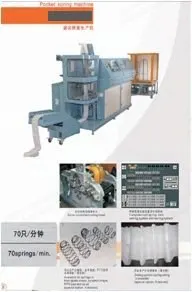 NovaStar, SB247, Pocket Spring Machine, 70 springs/min, 1 Servo Coiling Head, 380V