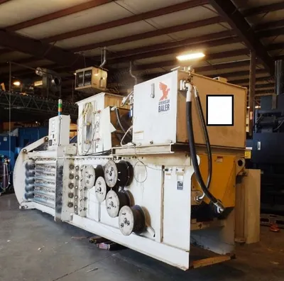 American, PAC 4020730R, Auto Tie Baler, 30 HP, 7" Cylinder, 30x43" Feed Opening