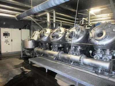 Thies, Soft Flow, 1999, 4 Rope, 800 to 900 kg Capacity, Steam Heated