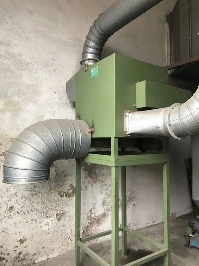 Effedue, Flock Plant, 1990, with Fluff and Dust Collector Type ST20 M, Sieve Drum Filter, Compactor Addia 700/2 65A