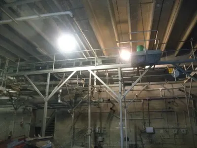 Horizontal Belt Conveyor, 30" x 30', Stainless Steel Frame, 5 HP, Dewatering Screen