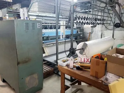 Gribetz, DG 4300, 90" Working Width, 1x3x6 Needle Spacing, 220V, 60Hz, Computer Chainstitch Tack & Jump Quilter