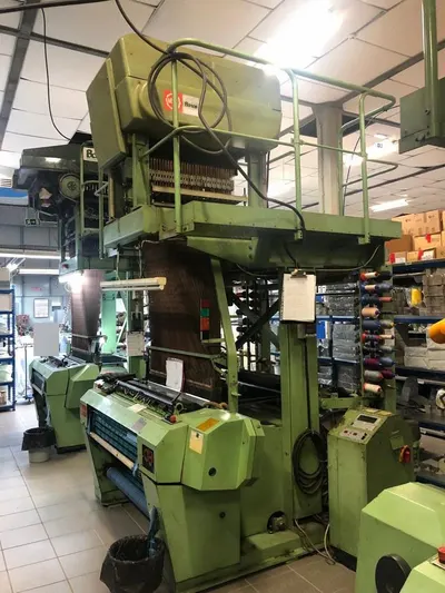 Muller, MBJL 1/1150, 2001/2002, Label Air-Jet Loom, 1150mm Width, Jacquard, 8 Colors