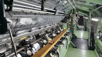 Liba, Double Raschel Machine, 2000, 130" Width, 22E Gauge, 6 Bars, with EBC