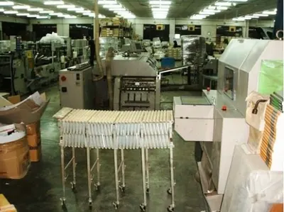 Horizon, Cabs4000, 2005, High Speed Perfect Binding Line, 6-Hopper Gatherers, 9-Clamp Binders, Three Knife Trimmers