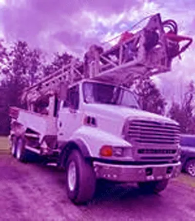 Driltech, T25KW, 2007, Sullair 1000/350 Air Compressor, Cummins KTA19 Deck Engine, Mounted on Sterling Truck