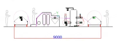Rebec, Perforating Line, 1800mm Working Width, 400 Strokes/Min
